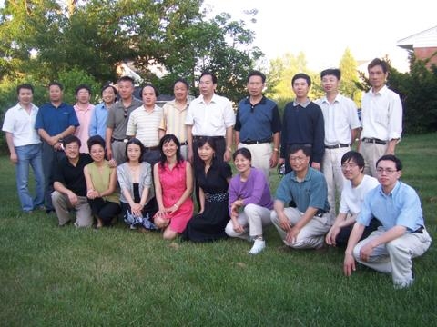 代表团在Washington DC与当地校友欢聚 (June 9, 2007)