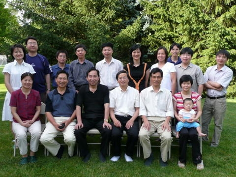 代表团在Columbus, Ohio与当地校友欢聚 (June 10, 2007)